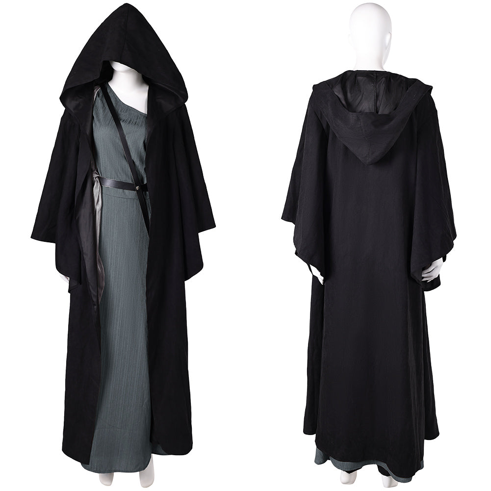 In the Lost Lands(2025) Gray Alys Tenue Noire et Grise Cosplay Costume