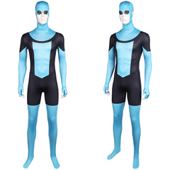 Invincible Saison 3(2025) Mark Grayson Combinaison Noire et Bleue Cosplay Costume