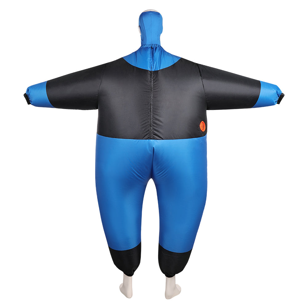 Invincible Saison 3(2025) Mark Grayson Gonflable Combinaison Noire et Bleue Cosplay Costume