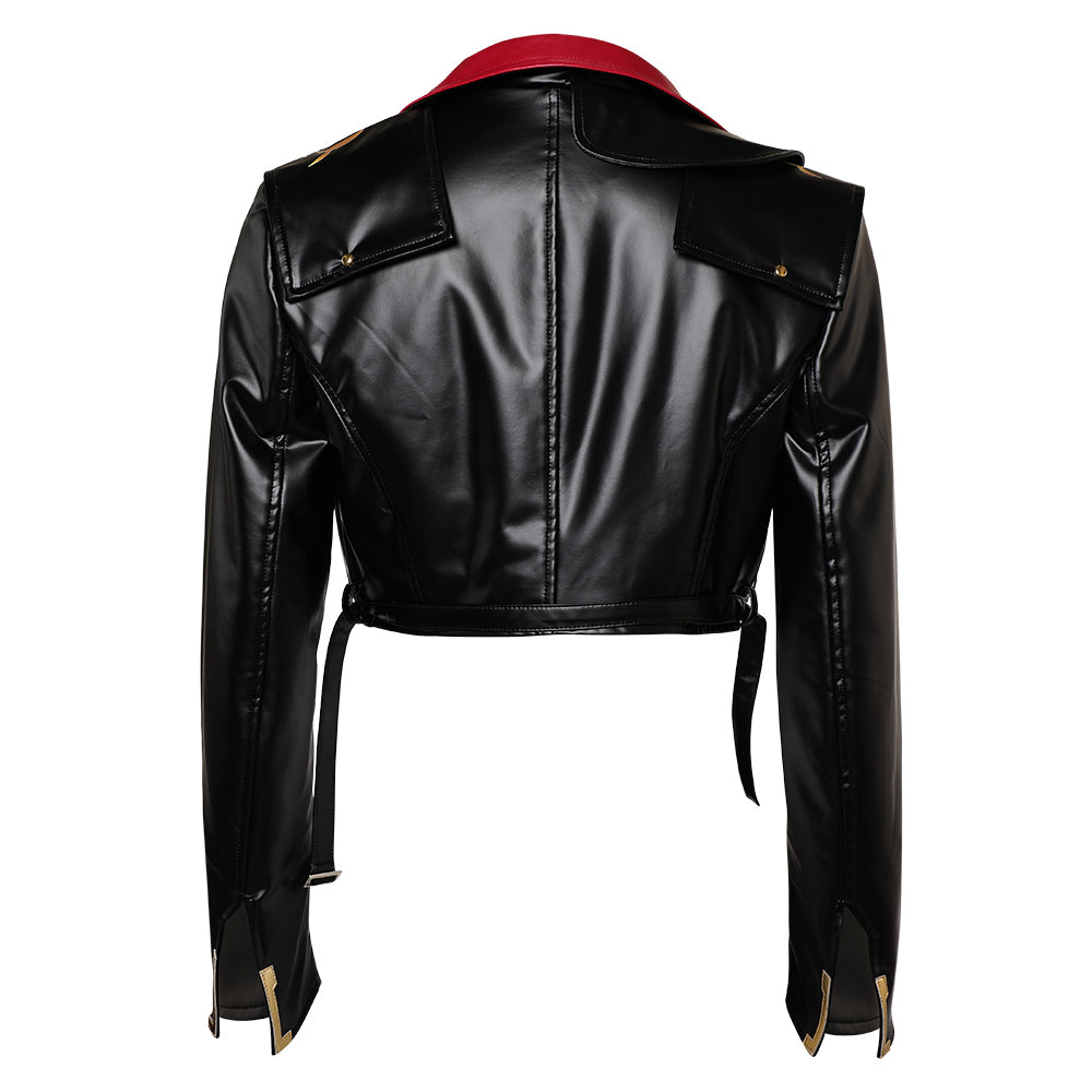 Adulte Arcane: League of Legends Saison 2(2024) Powder/Jinx Veste Noire Cosplay Costume