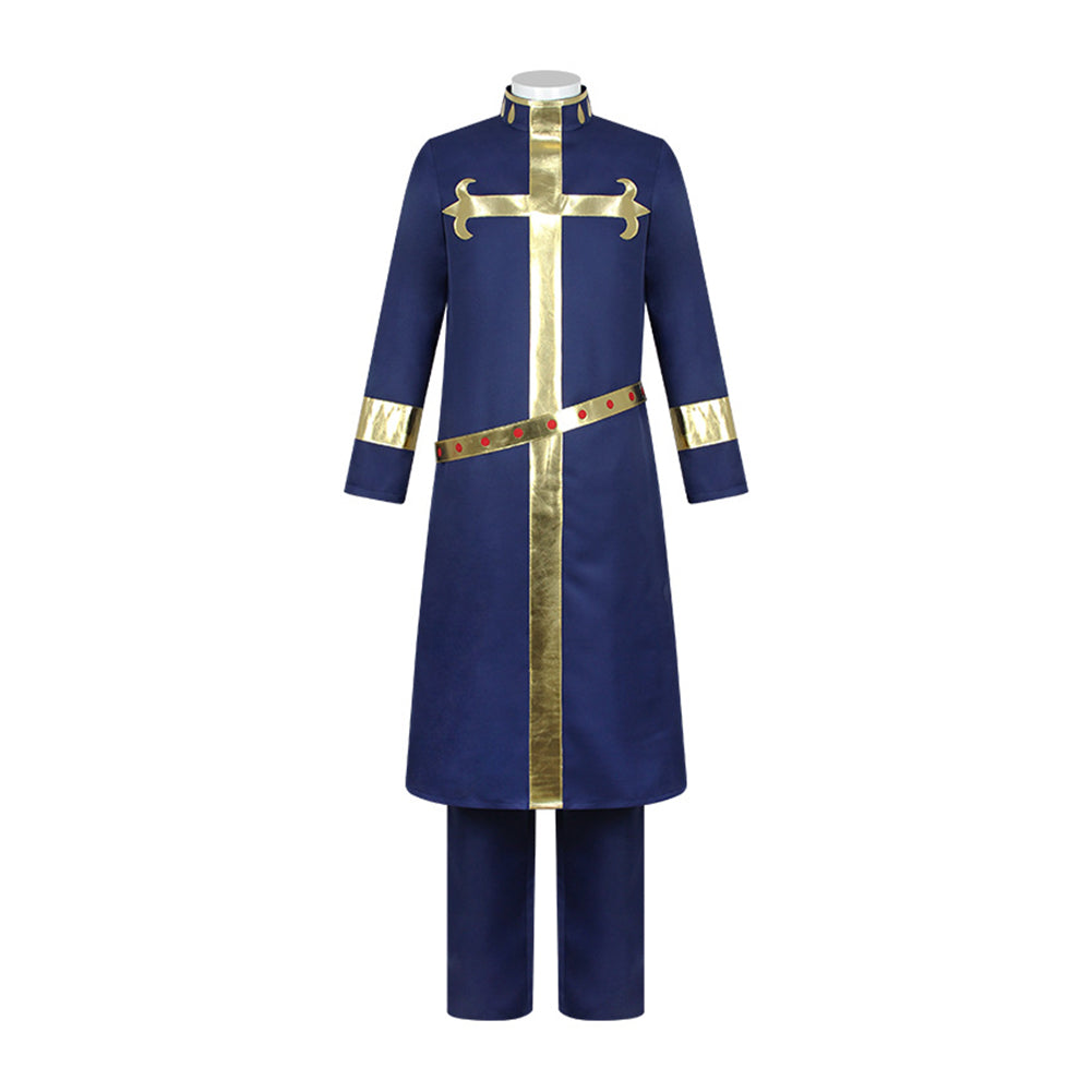 JJBA Enrico Pucci Tenue Bleu Marine Cosplay Costume