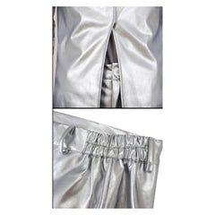 JJBA Funny Valentine Tenue Argentée Cosplay Costume