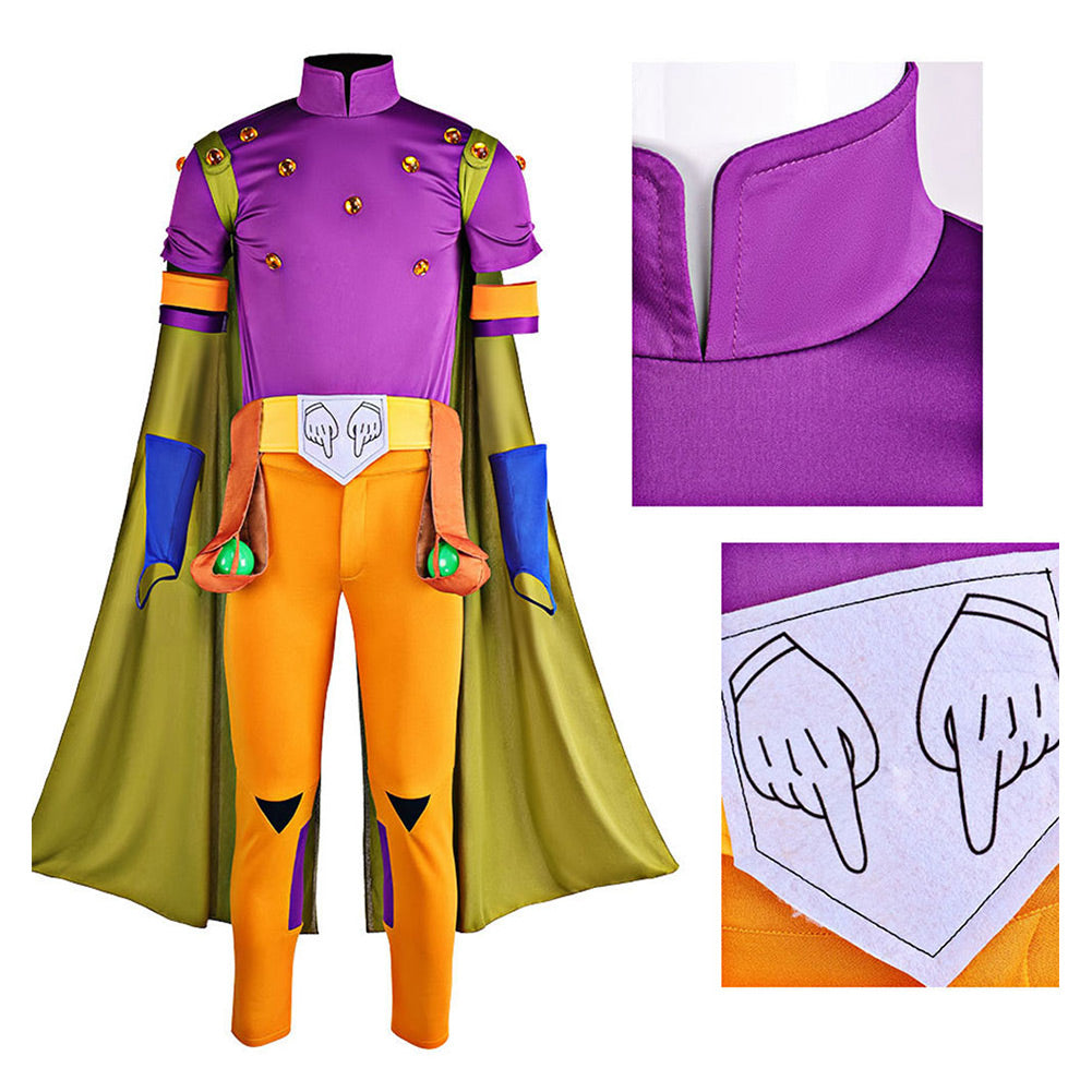 JJBA Gyro Zeppeli Tenue Violette Cosplay Costume