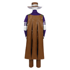 JJBA Gyro Zeppeli Tenue Violette et Brune Cosplay Costume