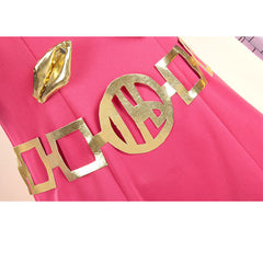 JJBA Hot Pants Tenue Rouge Cosplay Costume