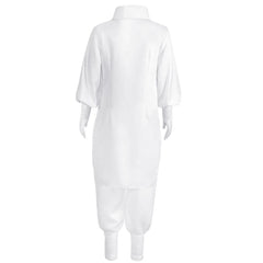 Hajime Kashimo Tenue Blanche Cosplay Costume