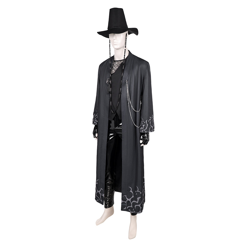 KPop Demon Hunters(2025) Abby Saja Tenue Noire Cosplay Costume
