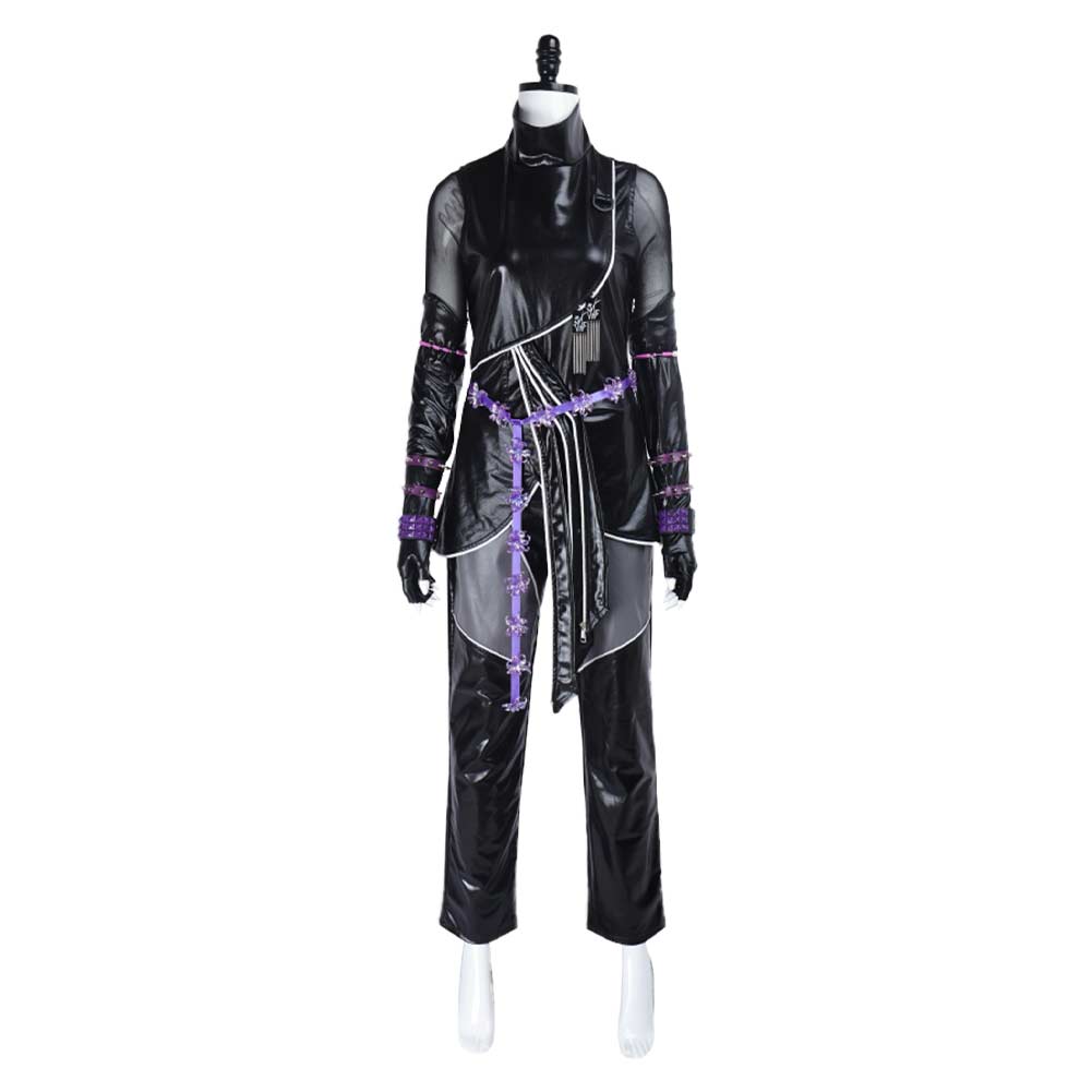 KPop Demon Hunters(2025) Huntrix Mira Combinaison Noire Cosplay Costume