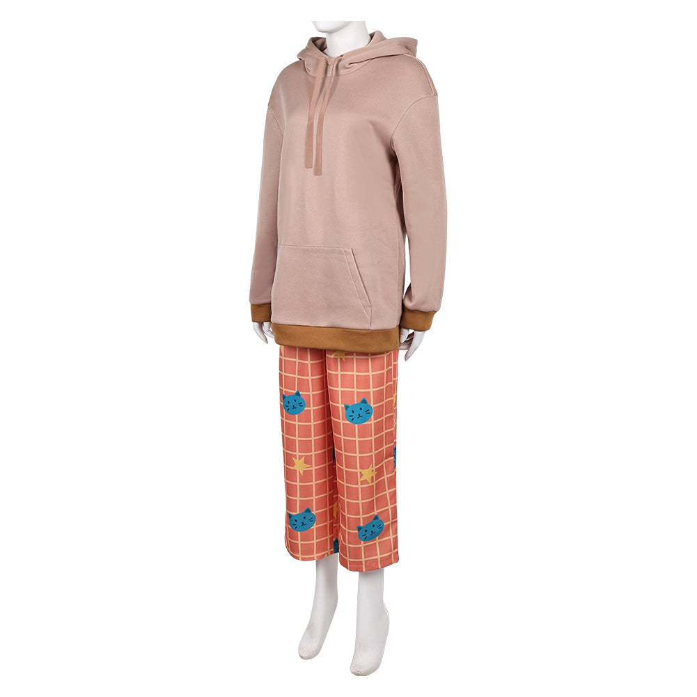 KPop Demon Hunters(2025) Huntrix Rumi Pyjama Orange Cosplay Costume