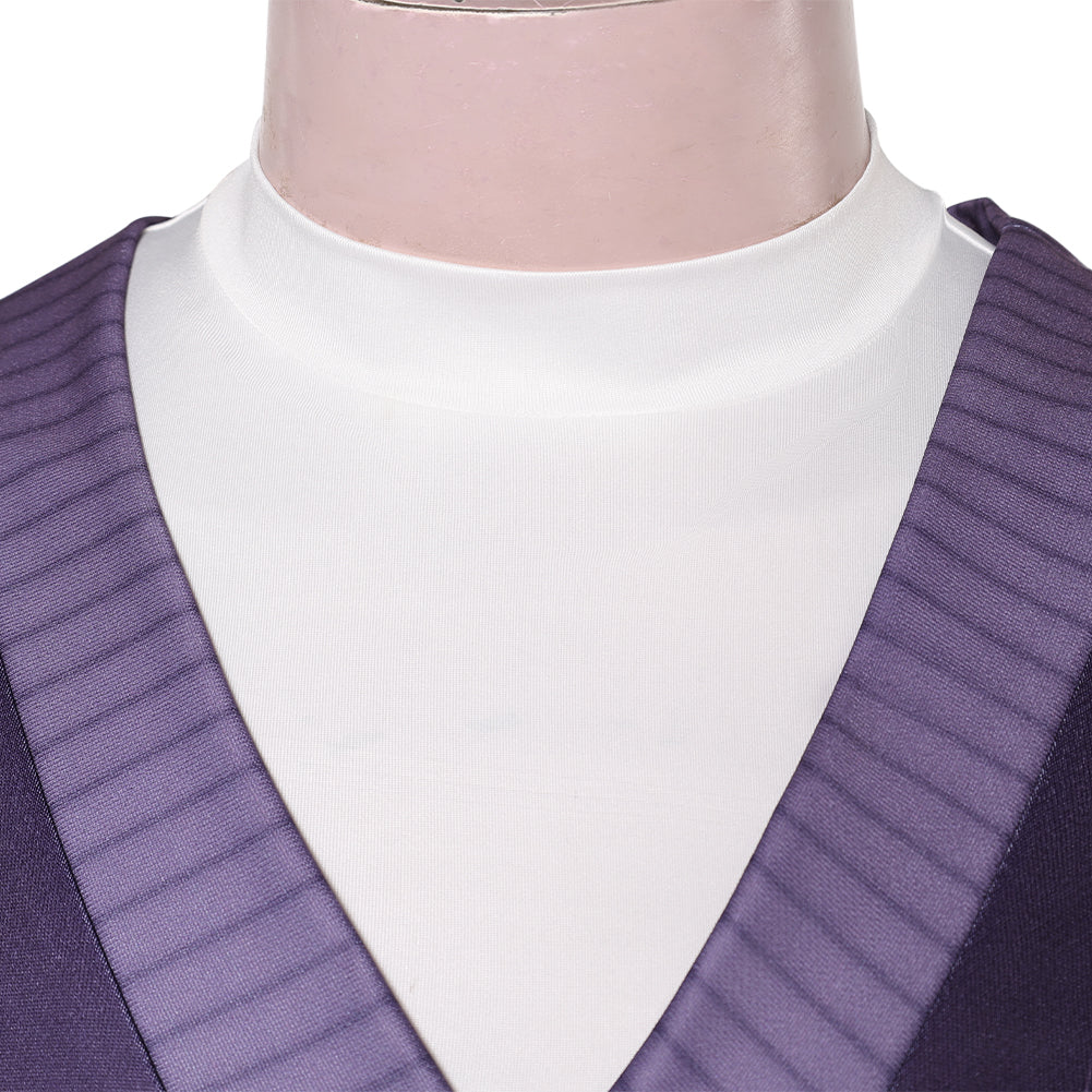 Kpop Demon Hunters(2025) Mystery Saja Gilet Violet Haut Blanc Cosplay Costume