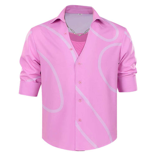 Kpop Demon Hunters(2025) Romance Chemise+Haut Rose Cosplay Costume