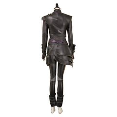 Kpop Demon Hunters(2025) Rumi Tenue Noire en Cuir Cosplay Costume