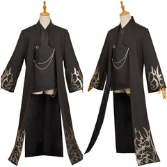 KPop Demon Hunters(2025) Saja Boys Jinu Saja Haut+Veste Noire Cosplay Costume
