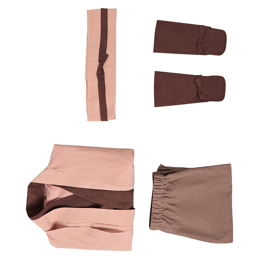 La Guerre des Étoiles Obi-Wan Kenobi Tenue Marrone Claire Cosplay Costume