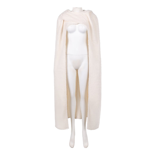 La Guerre des Étoiles Padme Amidala Naberrie Cape Blanche à Capuche Cosplay Costume
