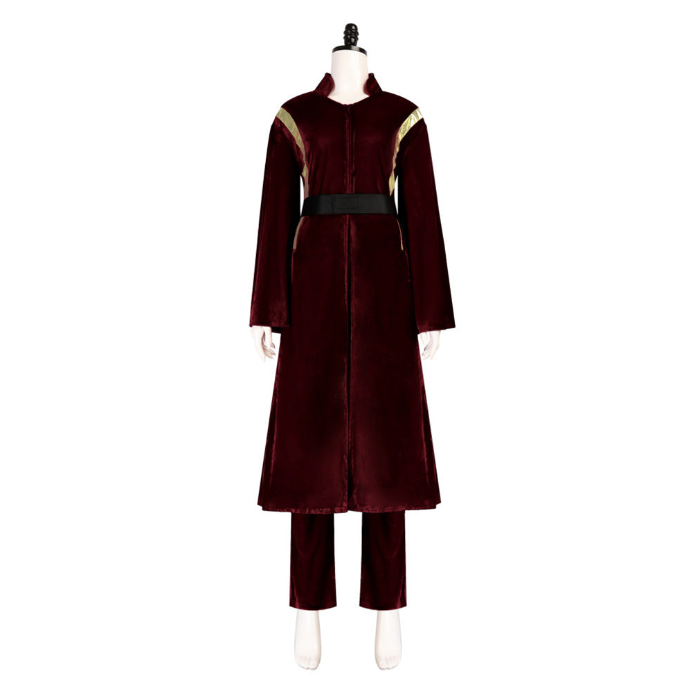 La Guerre des Étoiles Padme Amidala Naberrie Tenue Rouge Cosplay Costume