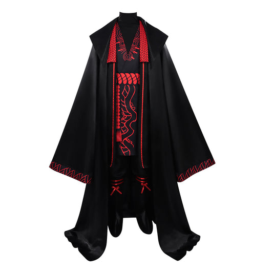 Limbus Company Jia Qiu Tenue Rouge et Noire Cosplay Costume