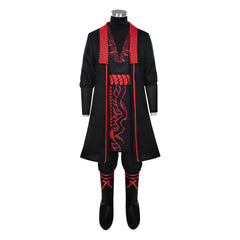 Limbus Company Jia Qiu Tenue Rouge et Noire Cosplay Costume