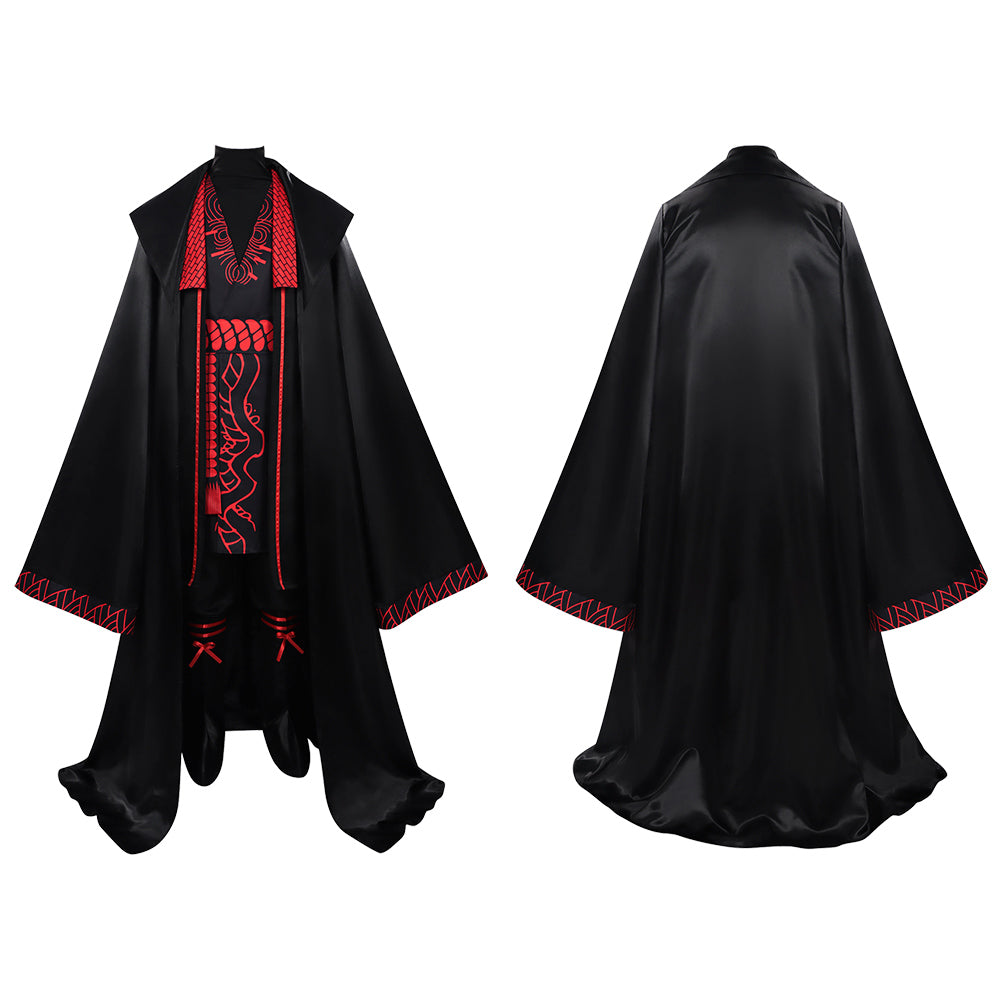 Limbus Company Jia Qiu Tenue Rouge et Noire Cosplay Costume