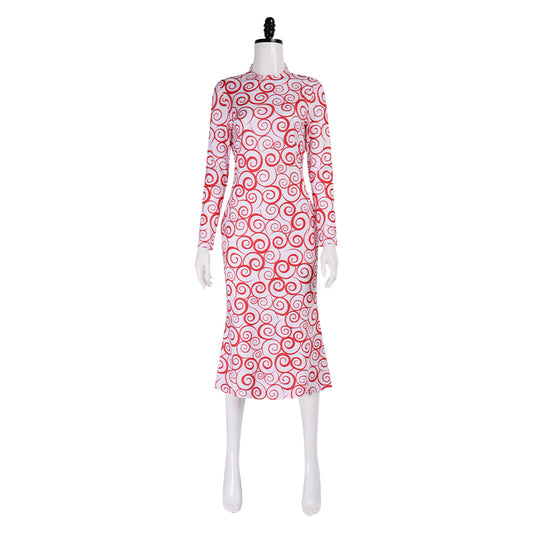 Mars Attacks Martian Girl Robe Rouge Cosplay Costume