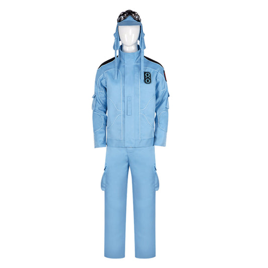 Mickey 17(2025) Mickey Tenue Bleue Cosplay Costume