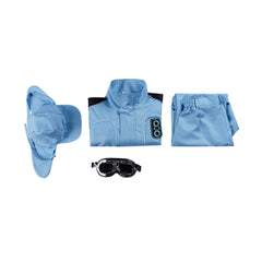 Mickey 17(2025) Mickey Tenue Bleue Cosplay Costume