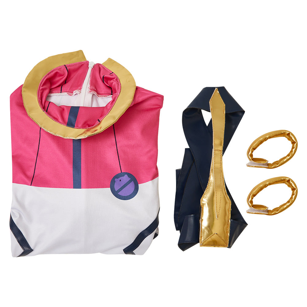 Mobile Suit Gundam GQuuuuuuX(2025) Amate Yuzuriha Pilot Combinaison Rose Cosplay Costume