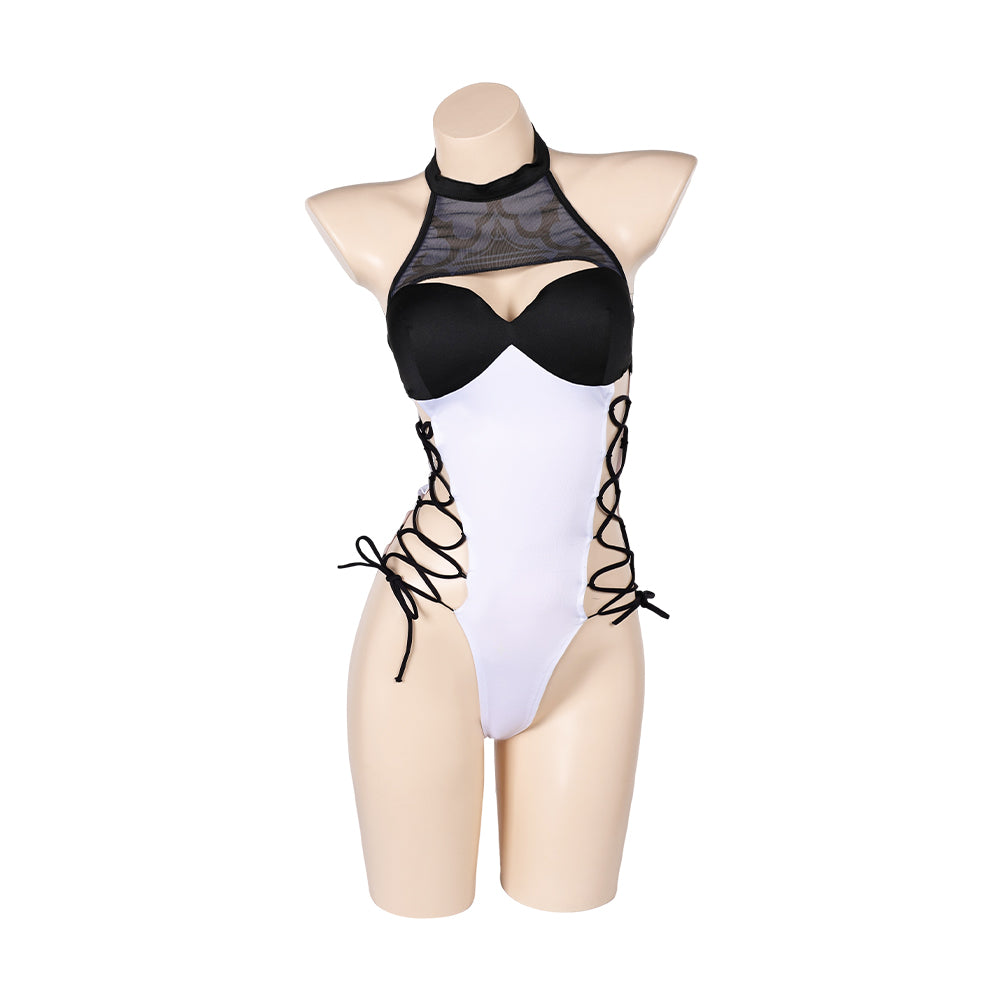 NieR:Automata YoRHa No.2 Type B Maillot de Bain Une Pièce+Cover Ups Costume Design Original