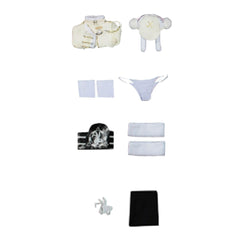 Nikke Goddess of Victory Blanc Tenue Beige Cosplay Costume