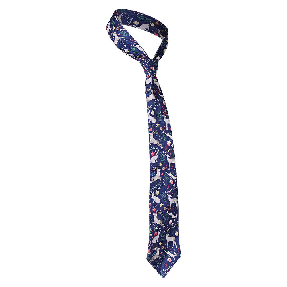 Novocaine(2025) Nathan Caine Cravate Bleue Cosplay Accessoire