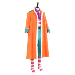 One Piece Buggy Tenue Orange Cosplay Costume