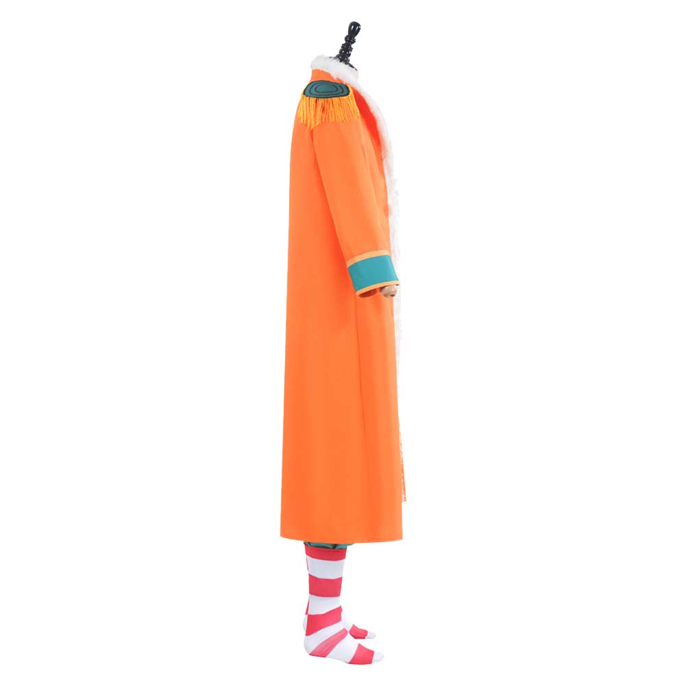 One Piece Buggy Tenue Orange Cosplay Costume
