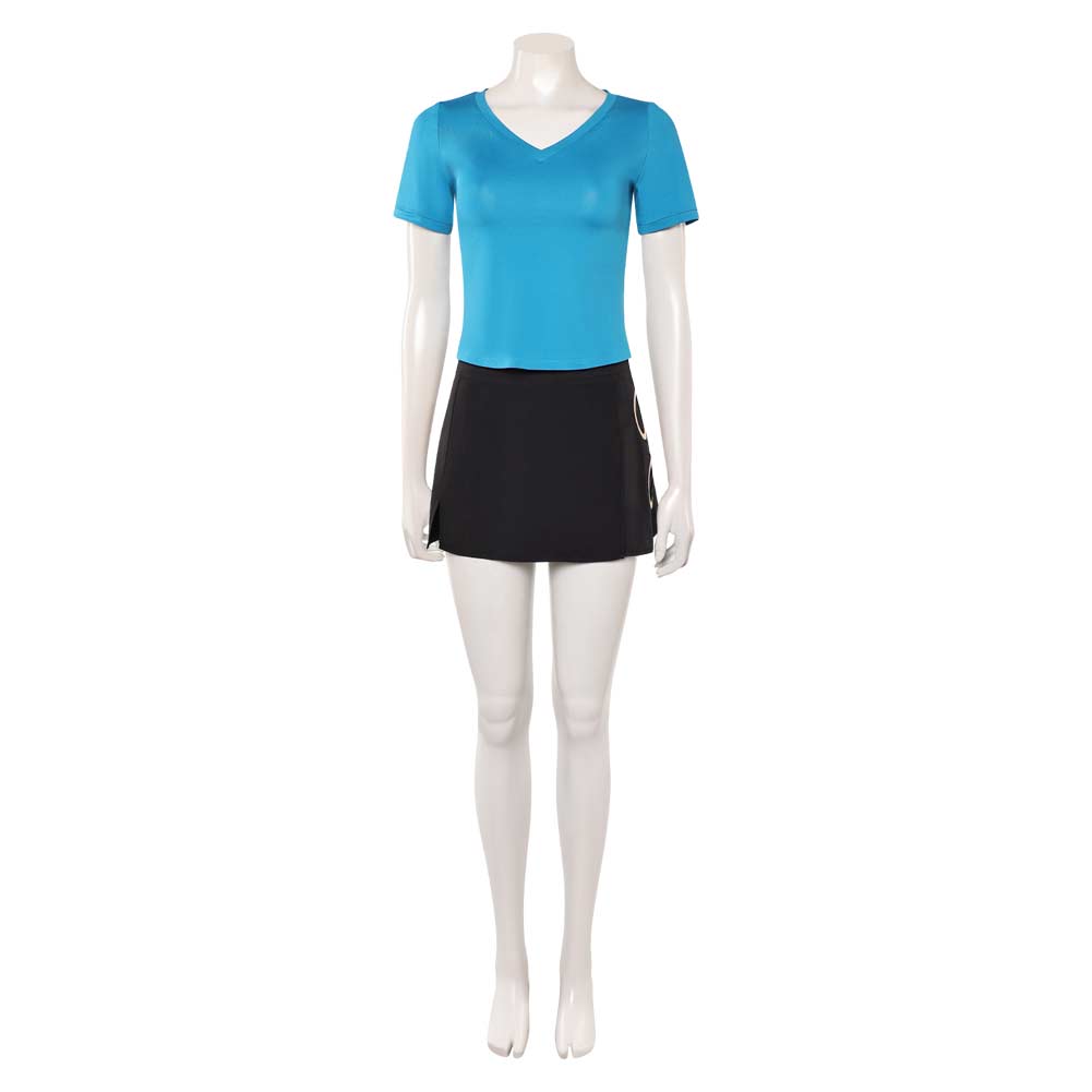One Piece Live Action 2(2026) Nami Tenue Bleue et Noire Cosplay Costume Ver.2