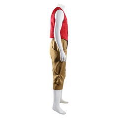 One Piece Luffy Tenue Rouge Cosplay Costume
