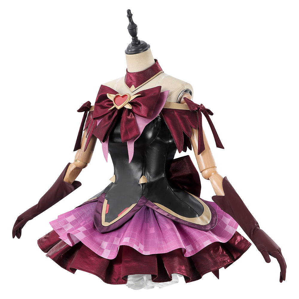 Overwatch 2 Juno Heart of Hope Skin Mythique Noire et Rouge Cosplay Costume