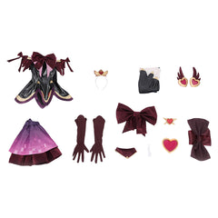 Overwatch 2 Juno Heart of Hope Skin Mythique Noire et Rouge Cosplay Costume