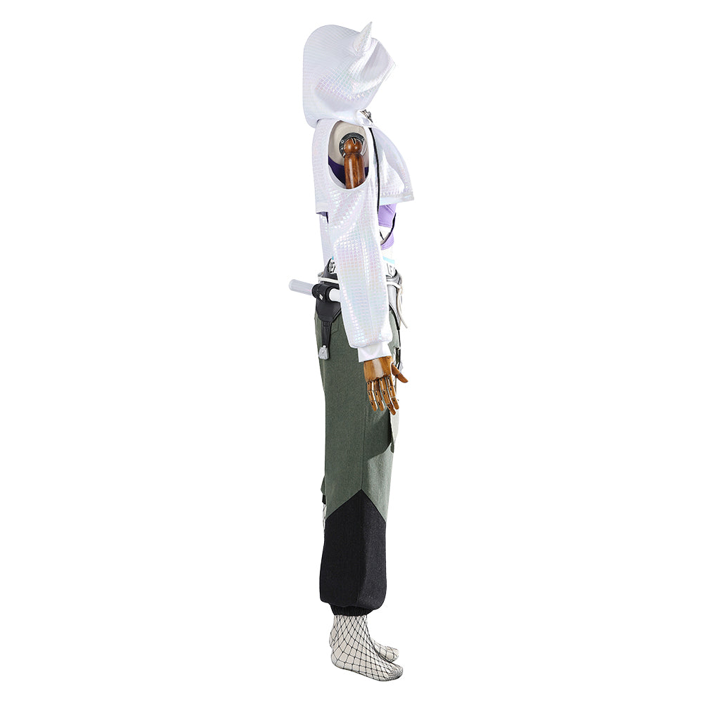 Overwatch Ashe Idole Tenue de Gilet Violet Cosplay Costume Ver.2