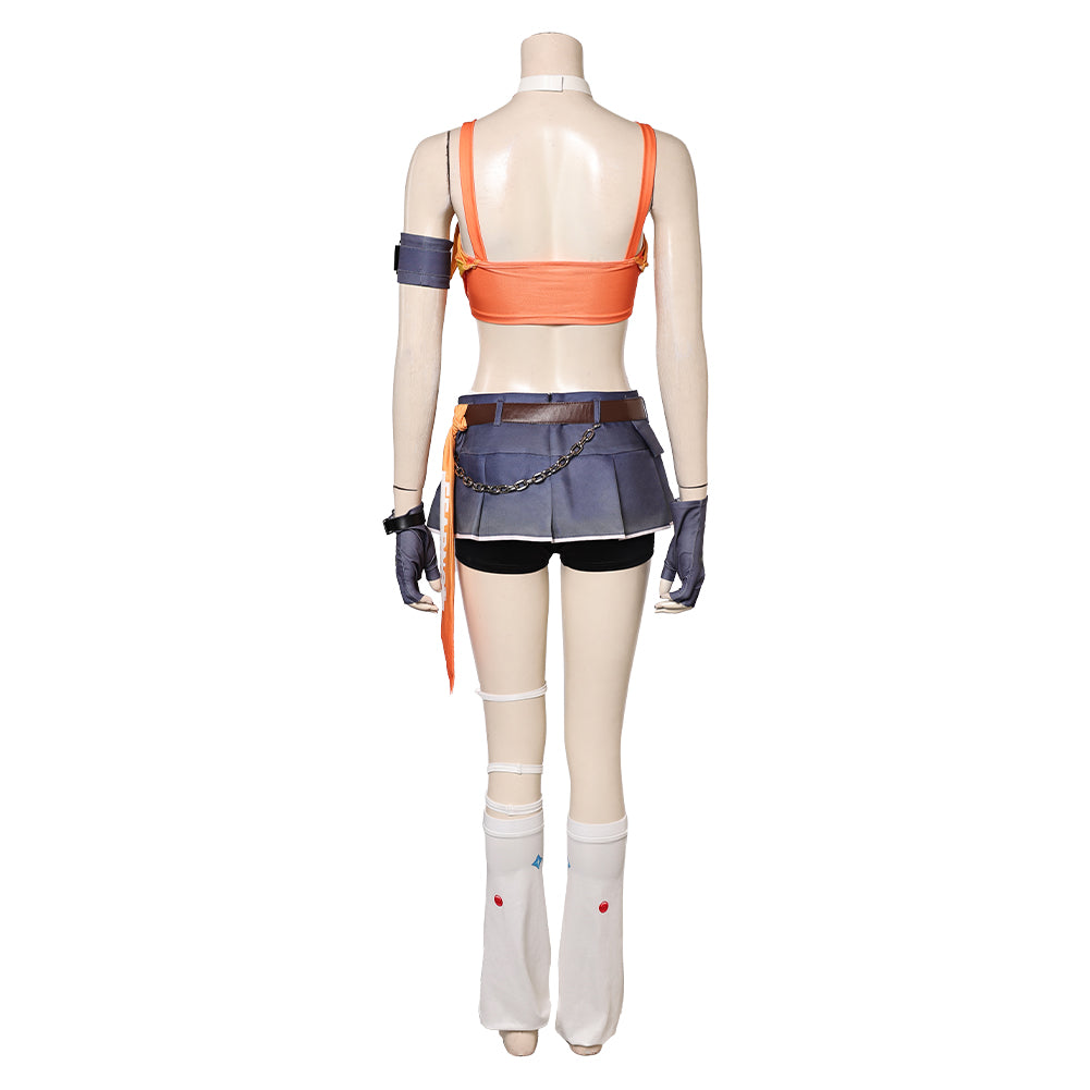 Overwatch Mercy Tenue de Gilet Orange Cosplay Costume