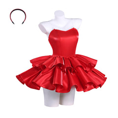 Perfect Blue Mima Kirigoe Robe Rouge Cosplay Costume