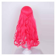 Pink Descendants: Wicked Wonderland Cosplay Wig Heat Resistant Synthetic Hair Carnival Halloween Party Props