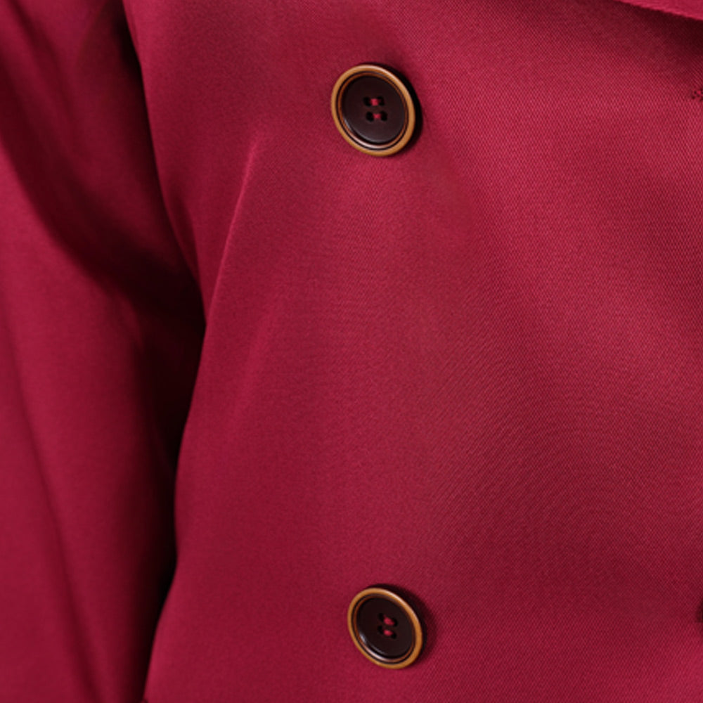 Resident Evil Requiem(2026) Alyssa Ashcroft Trench-coat Manteau Rouge Cosplay Costume
