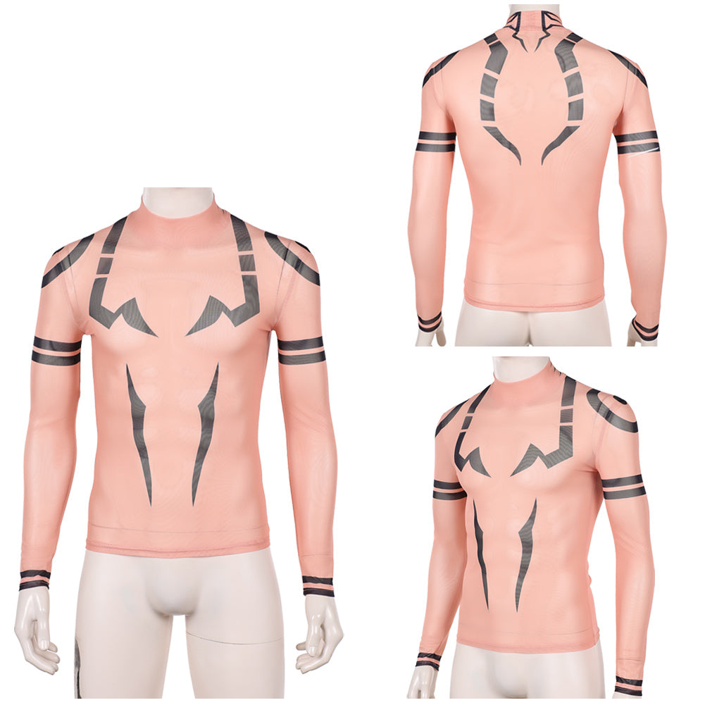 Saison 3(2026) Sukuna Haut Imprimé Tatouage Cosplay Costume