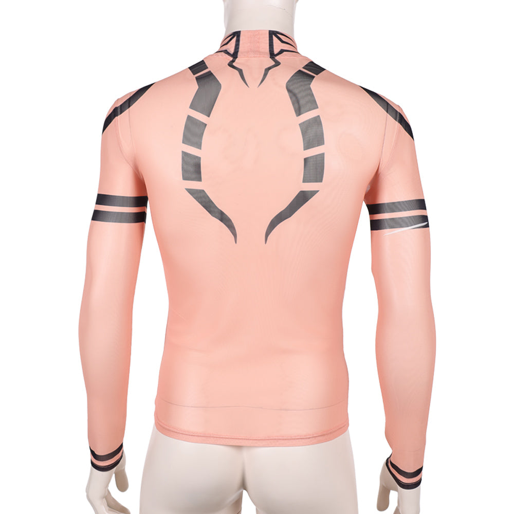 Saison 3(2026) Sukuna Haut Imprimé Tatouage Cosplay Costume