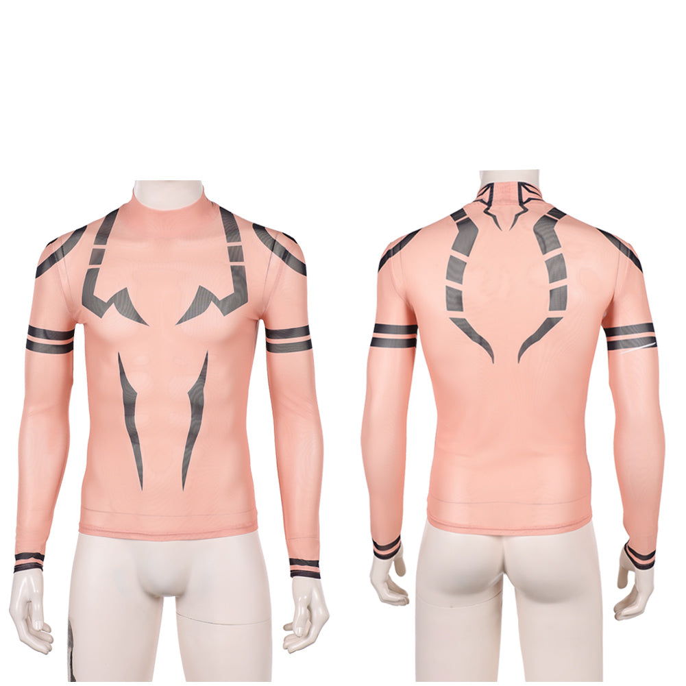 Saison 3(2026) Sukuna Haut Imprimé Tatouage Cosplay Costume
