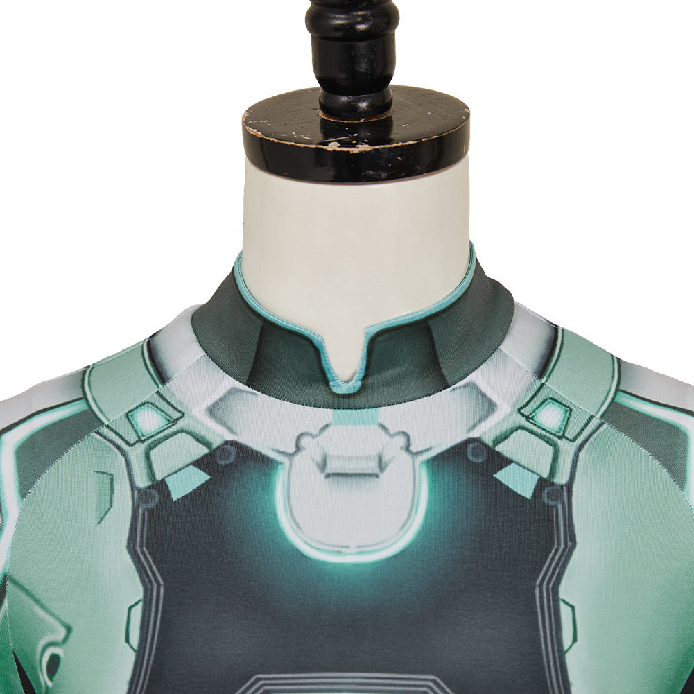 Split Fiction(2025) Zoe Combinaison Verte Cosplay Costume