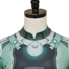 Split Fiction(2025) Zoe Combinaison Verte Cosplay Costume