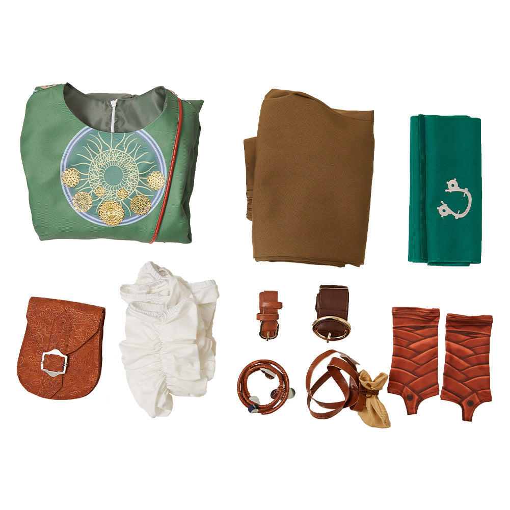Split Fiction(2025) Zoe Tenue Verte Cosplay Costume