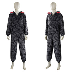 Stranger Things Saison 5(2025) Demogorgon Combinaison Grise Cosplay Costume