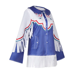 Street Fighter 6 Lily Hawk Haut Bleu Cosplay Costume