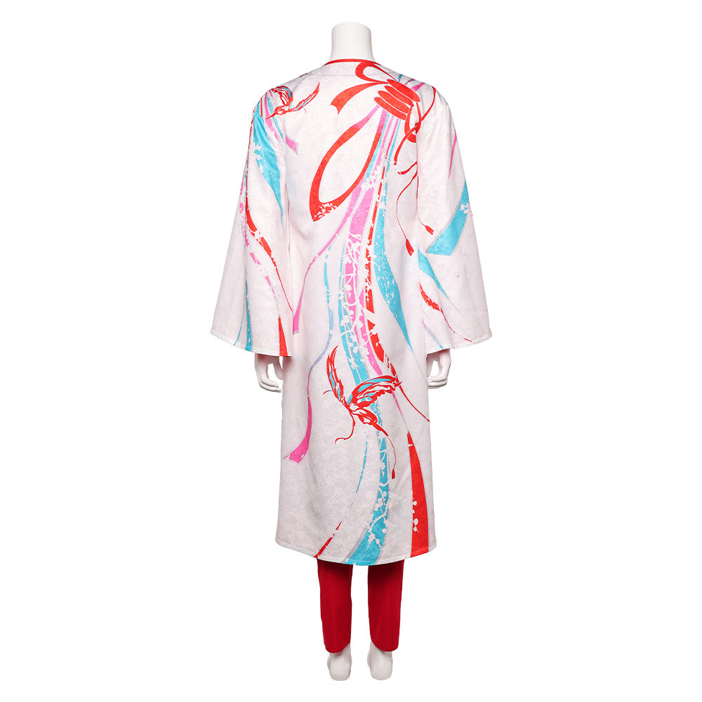 Street Fighter 6 Mai Shiranui Tenue Rouge avec Cape Cosplay Costume